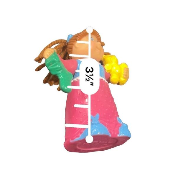 Vintage Cabbage Patch Kids CPK Doll Mini Figures Figurines 1992 Girl Christmas - Picture 8 of 12